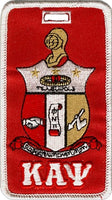 Kappa Alpha Psi Shield Luggage Tag [Red - 4.5" x 2.5"]