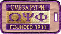 Omega Psi Phi Founded 1911 Luggage Tag [Khaki]