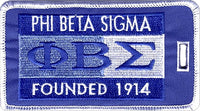 Phi Beta Sigma Founded 1914 Luggage Tag [Blue - 4.5" x 2.5"]