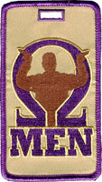Omega Psi Phi Omega Men Luggage Tag [Khaki]