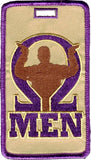 Omega Psi Phi Omega Men Luggage Tag [Khaki]