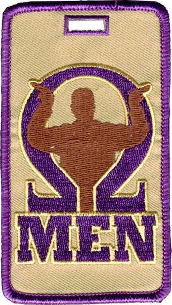 Omega Psi Phi Omega Men Luggage Tag [Khaki]