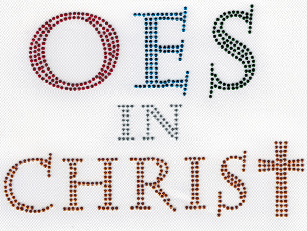Eastern Star Sisters In Christ Studstone Heat Transfer [Multi-Colored]