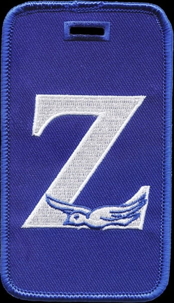 Zeta Phi Beta Z With Dove Luggage Tag [Blue]