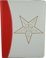 Eastern Star Symbol Padfolio [White]