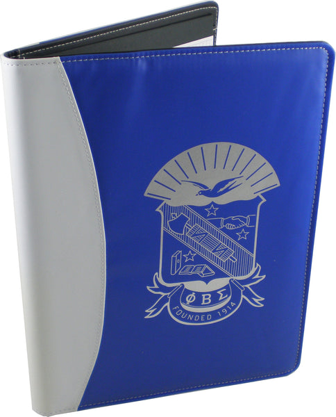 Phi Beta Sigma Shield Padfolio [Blue]