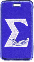 Phi Beta Sigma With Dove Luggage Tag [Blue]