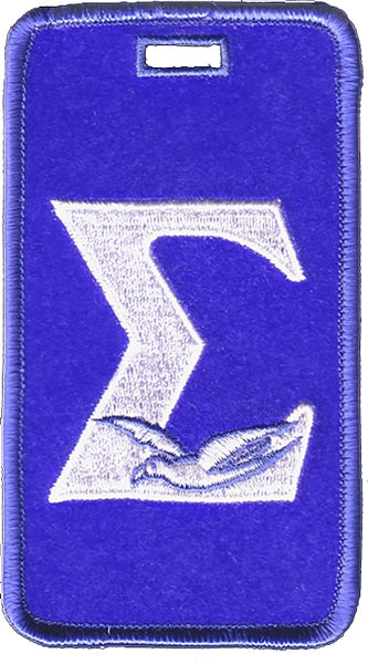 Phi Beta Sigma With Dove Luggage Tag [Blue]
