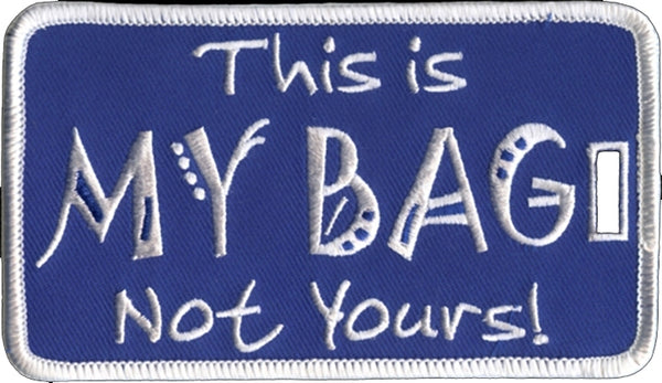 Zeta Phi Beta Colors This Is My Bag Not Yours Luggage Tag [Blue]