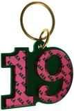 Alpha Kappa Alpha Color Mirror Line #19 Keychain [Green]