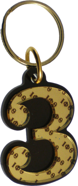 Iota Phi Theta Line #3 Key Chain [Brown]