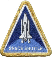 NASA Space Shuttle Delta Triangle Iron-On Patch [Blue]