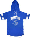 Big Boy Hampton Pirates Ladies Hoodie Tee [Royal Blue]