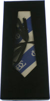Phi Beta Sigma Striped Mens Neck Tie [Blue/White]