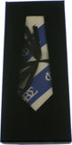 Phi Beta Sigma Striped Mens Neck Tie [Blue/White]