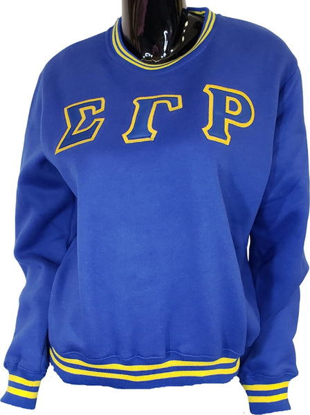 Buffalo Dallas Sigma Gamma Rho Crewneck Sweatshirt [Blue]