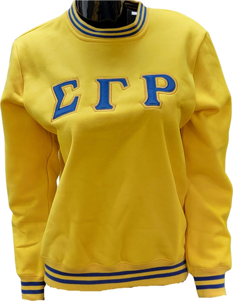 Buffalo Dallas Sigma Gamma Rho Crewneck Sweatshirt [Gold]