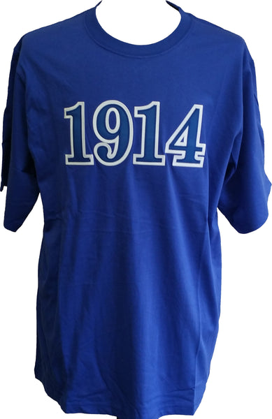 Buffalo Dallas Phi Beta Sigma 1914 T-Shirt [Short Sleeve - Blue]