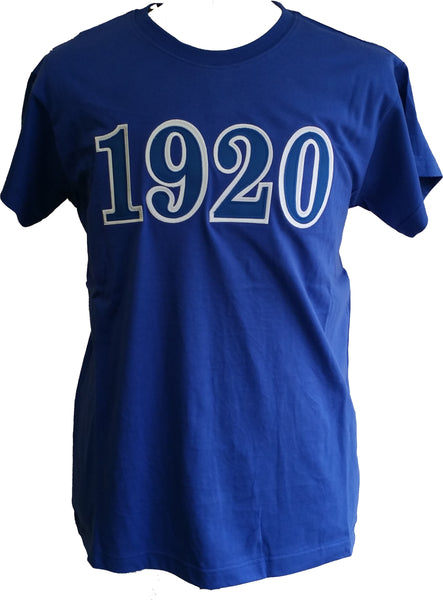 Buffalo Dallas Zeta Phi Beta 1920 T-Shirt [Short Sleeve - Blue]