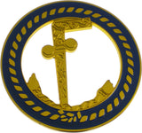 Mason Two Ball (Tubal) Cane Cut Out Heavy Weight Car Emblem [Dark Blue]