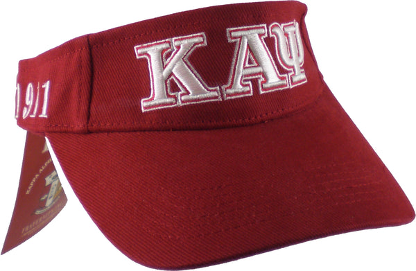Buffalo Dallas Kappa Alpha Psi Visor [Crimson Red]
