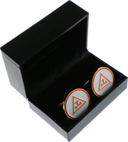 Mason Triple Tau Royal Arch Cuff Links [Gold]