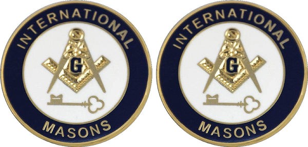 International Masons Cuff Links [Gold]