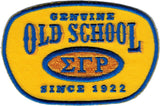 Sigma Gamma Rho Genuine Old School Satin Iron-On Patch [Gold]