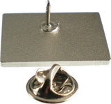 Masonic Junior Warden Apron Lodge Officer Lapel Pin [Silver]