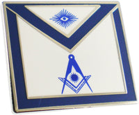 Masonic Senior Deacon Apron Lodge Officer Lapel Pin [Silver]