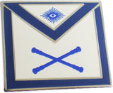 Masonic Marshal Apron Lodge Officer Lapel Pin [Silver]