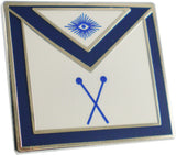 Masonic Master Of Ceremonies Apron Lodge Officer Lapel Pin [Silver]