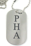 Prince Hall Mason Double Sided Dog Tag [Silver]