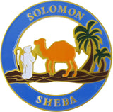 Queen of the South Round Cut Out Heavy Weight Car Emblem [Blue]