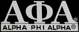 Alpha Phi Alpha Chrome Cut Out Car Emblem [Silver - 4"]