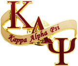 Kappa Alpha Psi Banner Lapel Pin [Gold]