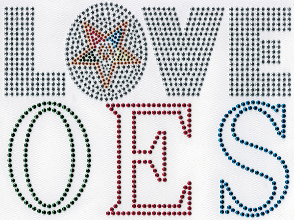 Eastern Star Love Heat Transfer [Multi-Colored]