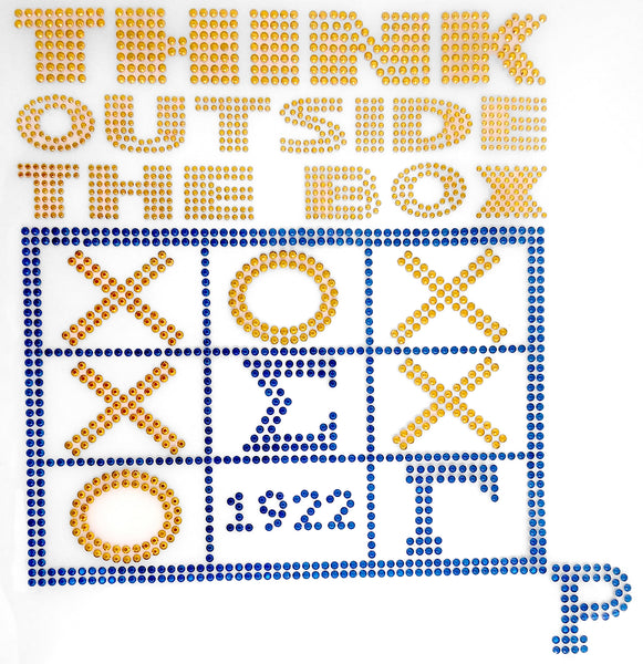 Sigma Gamma Rho Think Outside The Box Heat Transfer [Gold/Blue]