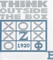 Zeta Phi Beta Think Outside The Box Heat Transfer [Silver/Blue]