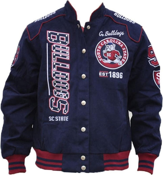 Big Boy South Carolina State S7 Ladies Racing Twill Jacket [Navy Blue]