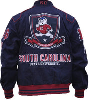 Big Boy South Carolina State S7 Ladies Racing Twill Jacket [Navy Blue]
