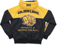 Big Boy Arkansas At Pine Bluff Golden Lions S4 Mens Windbreaker Jacket [Black]