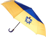 Sigma Gamma Rho Large Hurricane Umbrella [Gold/Blue]
