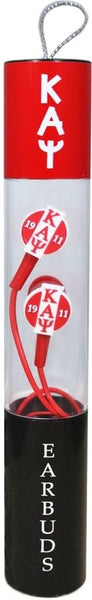 Kappa Alpha Psi Greek Beats Performance Earbuds [Red]