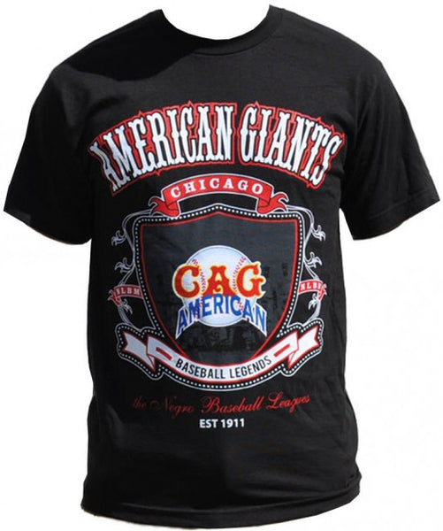 Big Boy Chicago American Giants Legends S6 Mens Tee [Black]