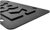 Phi Beta Sigma Raised Letter Mirror License Plate [Black/Black]