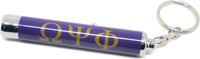 Omega Psi Phi Projection Torch Light Key Ring [Purple]