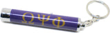 Omega Psi Phi Projection Torch Light Key Ring [Purple]