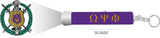 Omega Psi Phi Projection Torch Light Key Ring [Purple]