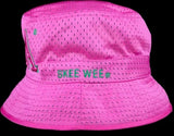 Alpha Kappa Alpha Embroidered Bucket Hat [Pink]